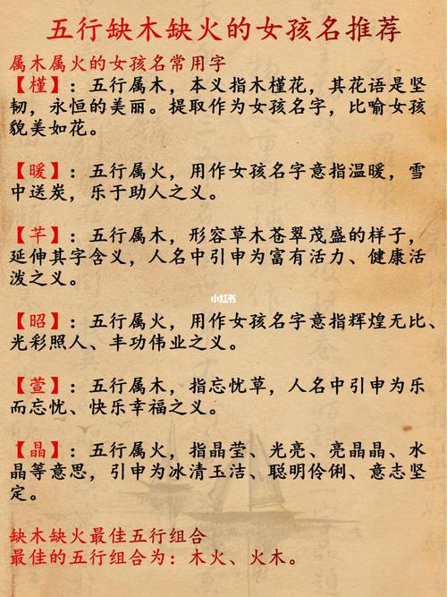 姓梁五行缺木女孩起名