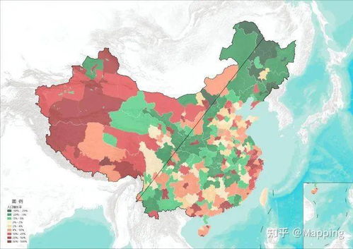 全国姓氏分布图姓氏图