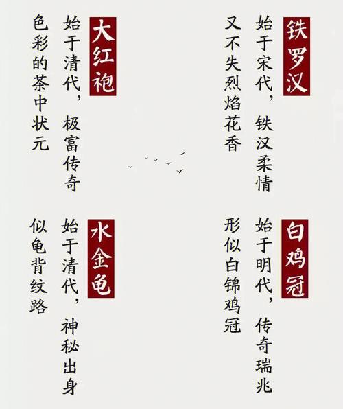 岩茶茶名大全好听
