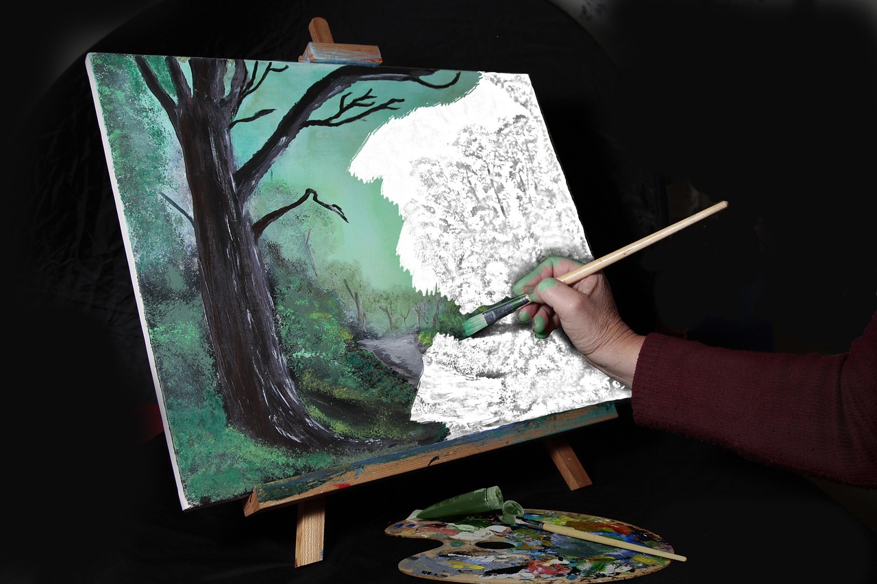 画中流转的岁月，探索文化传承主题绘画作品图片的魅力